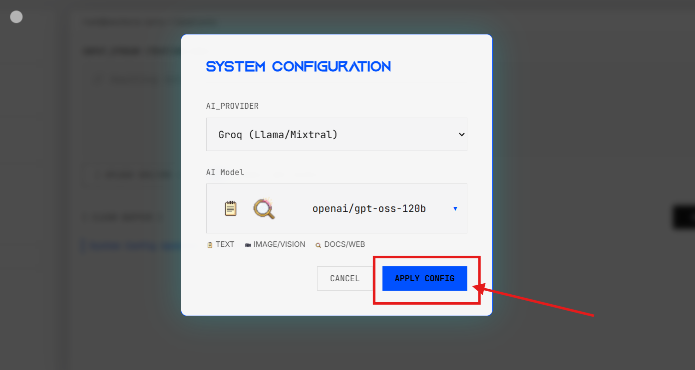 Input area with textarea and upload button
